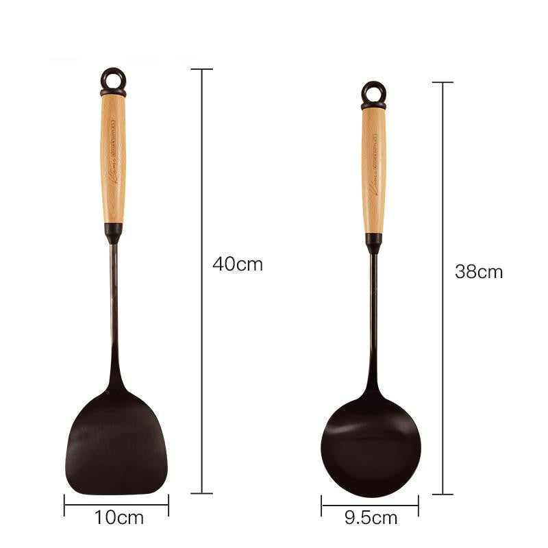 Wooden Handle Kitchen Utensils Set